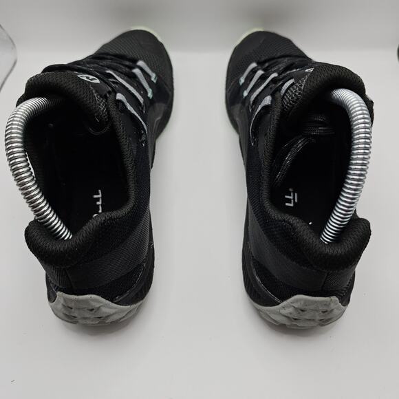 Merrel Barefoot Trail Glove 6 Vibram Black Blue Womens 9.5 Shoes J135384 - Picture 7 of 11